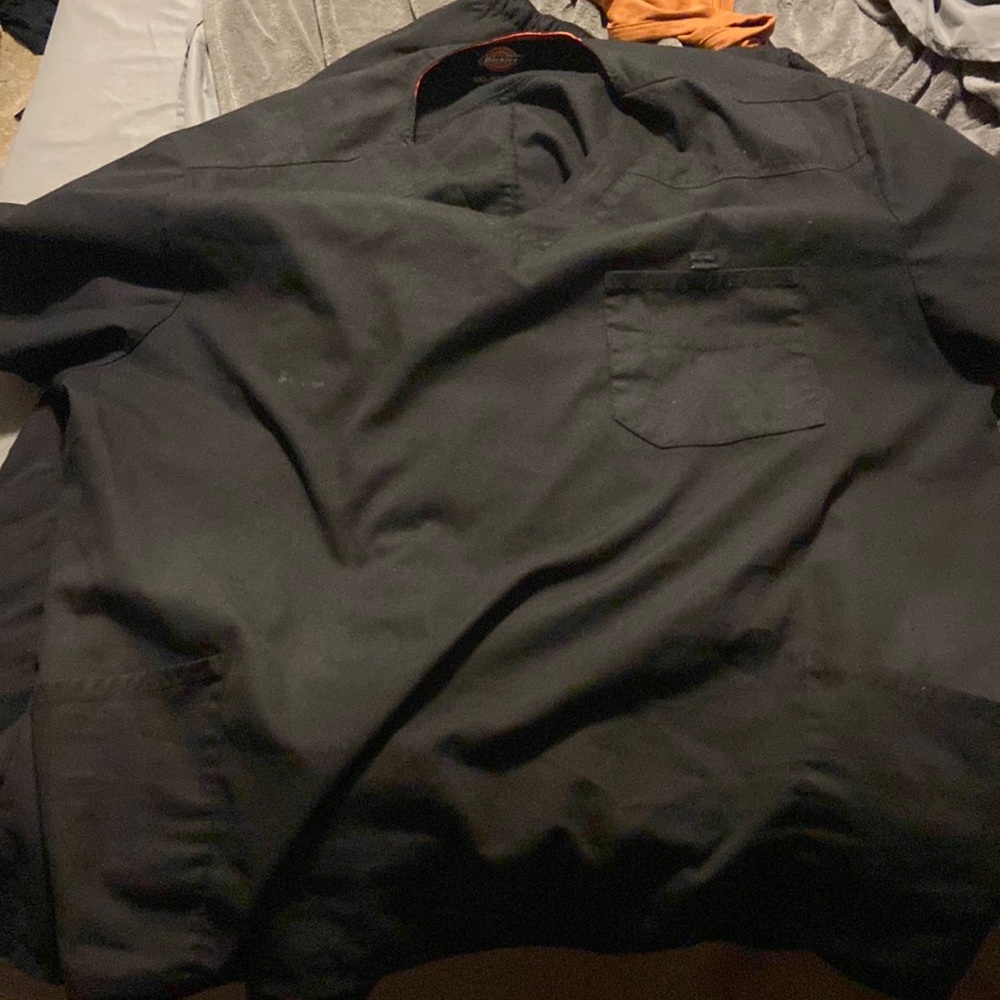 Black scrub top